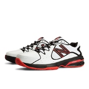 Men's Court New Balance 786 White with Black & Red A48s8614